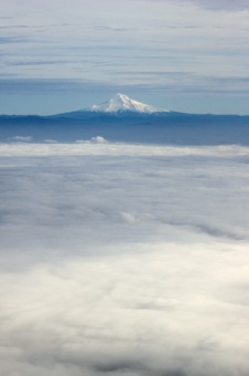 hood above fog